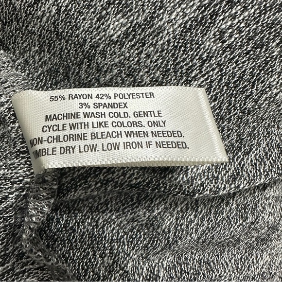 I Heart Ronson Long Grey Open Cardigan Heather Grey Size Medium NEW WITH TAGS - Picture 5 of 8